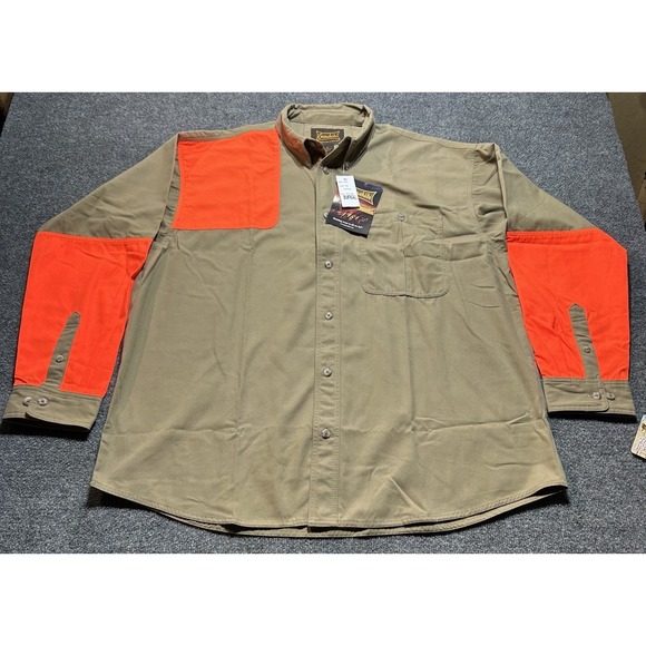 Gamehide Other - Gamehide Shirt Men's XXL Tan Orange SST Upland Hunting Blaze Shooting Patch